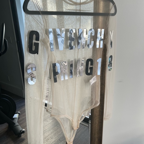 COPY - Authentic Givenchy ultra rare sheer metallic bodysuit - Picture 5 of 13